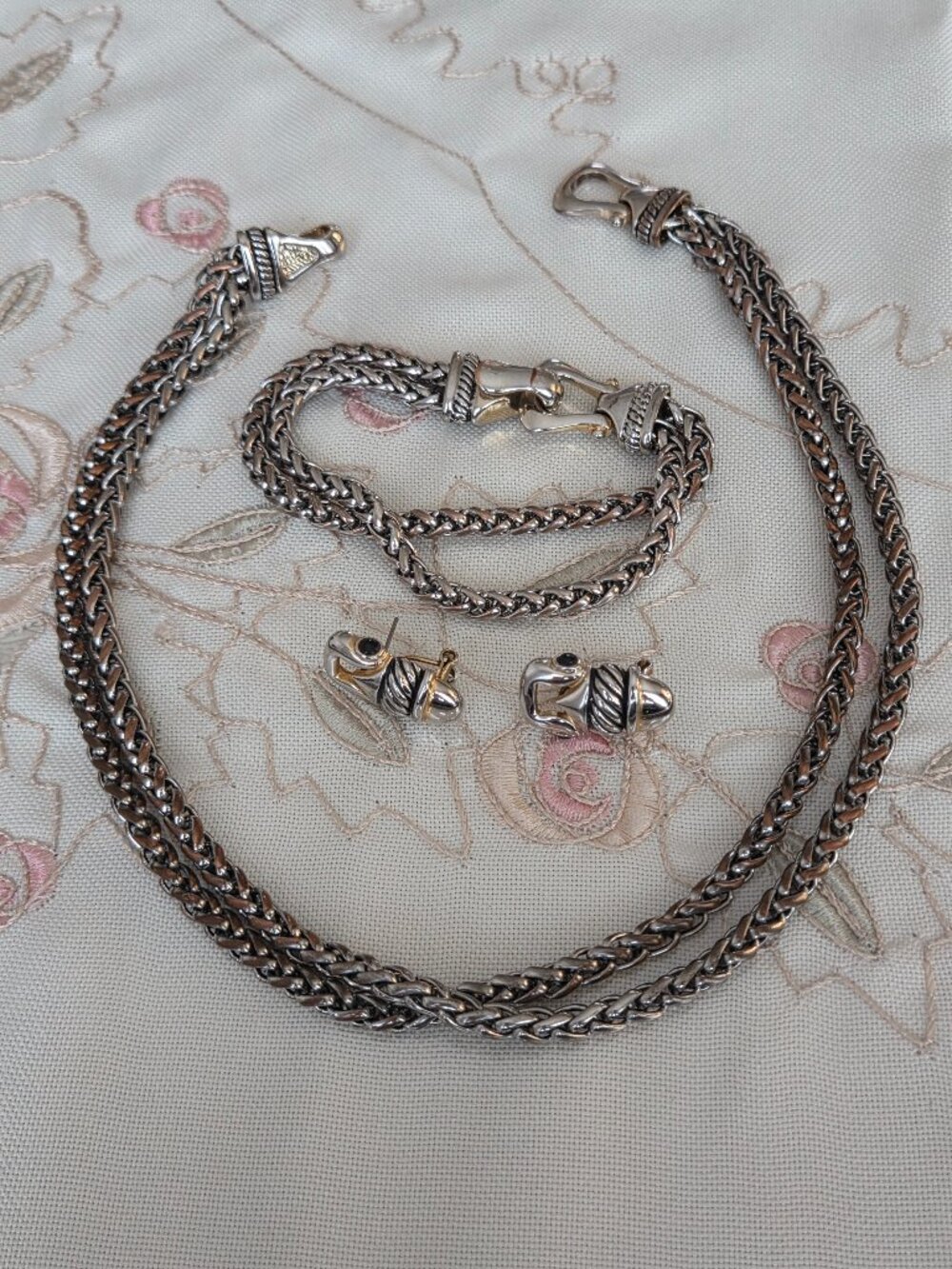 Vintage Mixed Metal Chocker Set